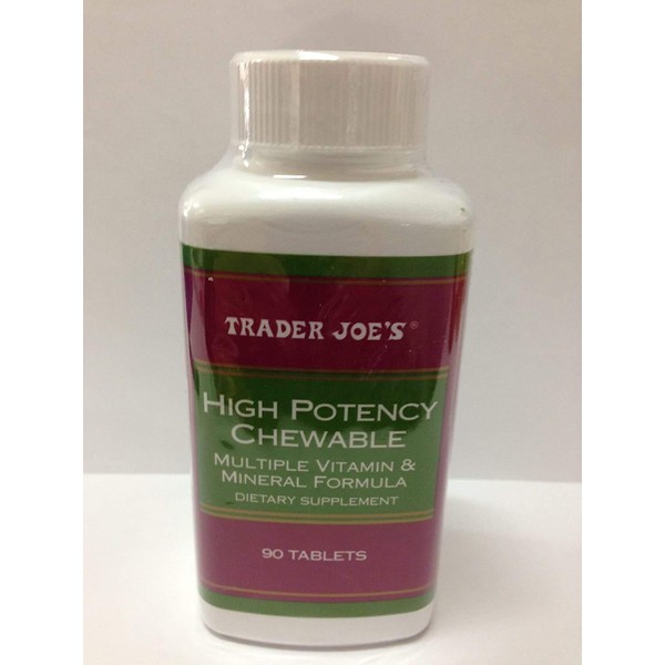 Trader Joe's High Potency Chewable, 90 Tablets
