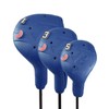 FRANKTECH Golf Head Covers, 3 Pack EVA Plastic Golf Club