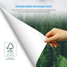 Comix Lined Sticky Easel Pad, 25 x 30 Inches Flip Chart Paper for Teachers, Large Self Stick Easel Paper, 30 Sheets/Pad, 2 Pads/Pack