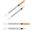 ONE-CARE Syringes 1 ml/cc, 31G x 5/16’’ (8mm), Orange Cap,