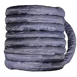 Nadair OVO Universal Padded Cover, Fits All 40 to 42 ft Central Vacuum Hose, Machine Washable, Easy to Install with Zipper, Machine Washable, Zipper, Grey, 40ft (ACCHO-COV40ZIP-GY)