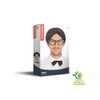 Mens Black Nerd Wig, Pack of 1 - Stylish Design,
