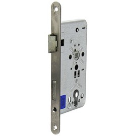 BKS BKS Object 515 Latchbolt Lock 8 mm Clamp and Bolt 55 mm DIN LS Strike Plate 20X235 MM abger. Stainless Steel Class 3 W 05150 59 Length 8, Width 05150 59 L Skateboard 8 "