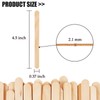 KTOJOY 100 Pcs Craft Sticks Ice Cream Natural Wood Popsicle