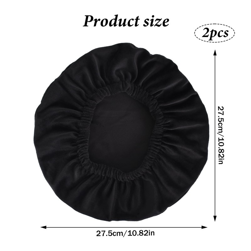 Marjoramy 2 Pcs Stool Covers Round,Bar Stool Seat Covers,Stool Cushions