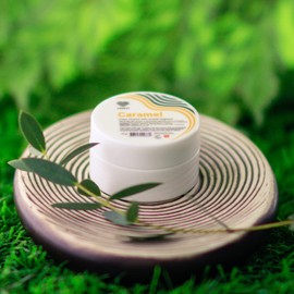 P-Beauty Cosmetic Accessories Lovely Lash Extension Cream Remover for Gentle, Quick and Gentle Removal of Eyelash Extensions and Eyelash Glue Various Fragrances [15g] (Caramel)