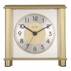 Acctim Hampden Mantel Clock Quartz Metal & Glass Floating Effect