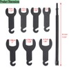 43300 Pneumatic Fan Clutch Wrench Set Removal Tool Kit Gear