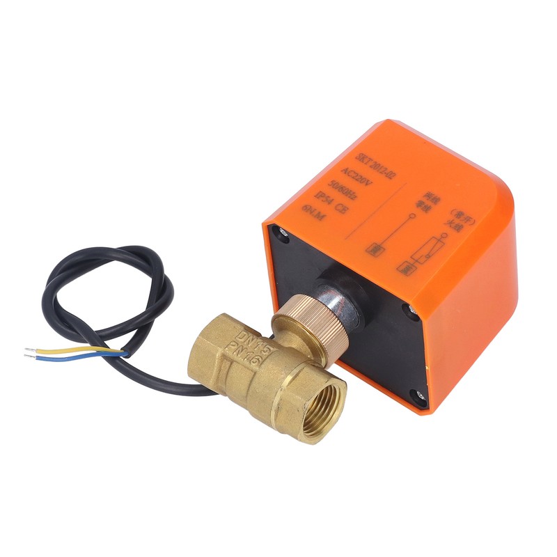 DN15 2 Way 2 Wire Electrical Ball Valve Normally Open