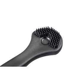 Green Bell Tongue Cleaner (Brush & Spatula) Black