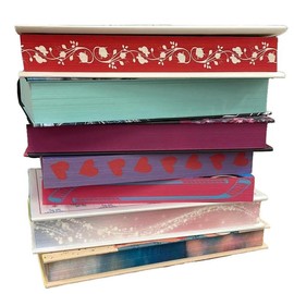 Blind Date with a "Sprayed Edge" Book: Includes swag such as cute pens, highlighters, scrunchies, and lots of stickers. - Edition: Contemporary Romance (Hardcover)