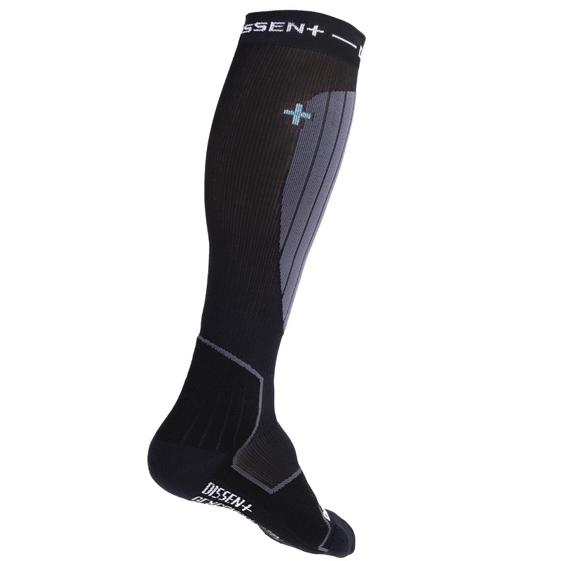 DISSENT Unisex Chaussettes De Ski Gfx Compression Hybrid DLX-Wool Ski