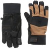 Manzella Men's Ranch Hand Touch Tip Gloves, Medium, Black/Wheat