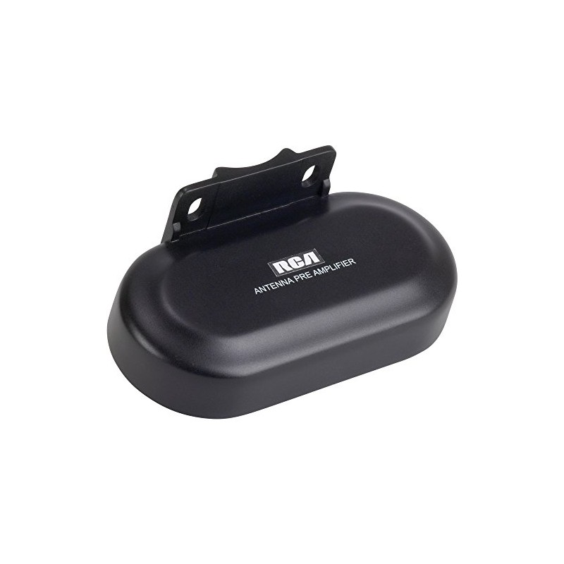 RCA TVPRAMP12E Digital Signal Preamplifier for Outdoor Antennas Black 5.90in.