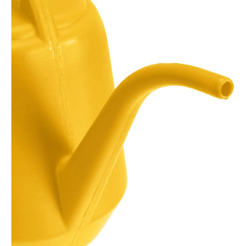 Fasmov Plastic Watering Can, Yellow, 1-Gallon