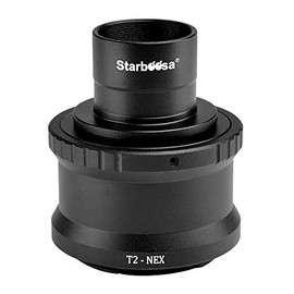 Starboosa T2-Ring & M42 to 1.25" Telescope T Adapter - for Sony NEX-3 NEX-5 NEX-6 NEX-7 5R VG40 A7R II A6300 A6000 Etc