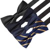 AUSKY 8-Pack Pre-Tied Bow Ties for Men & Boys |