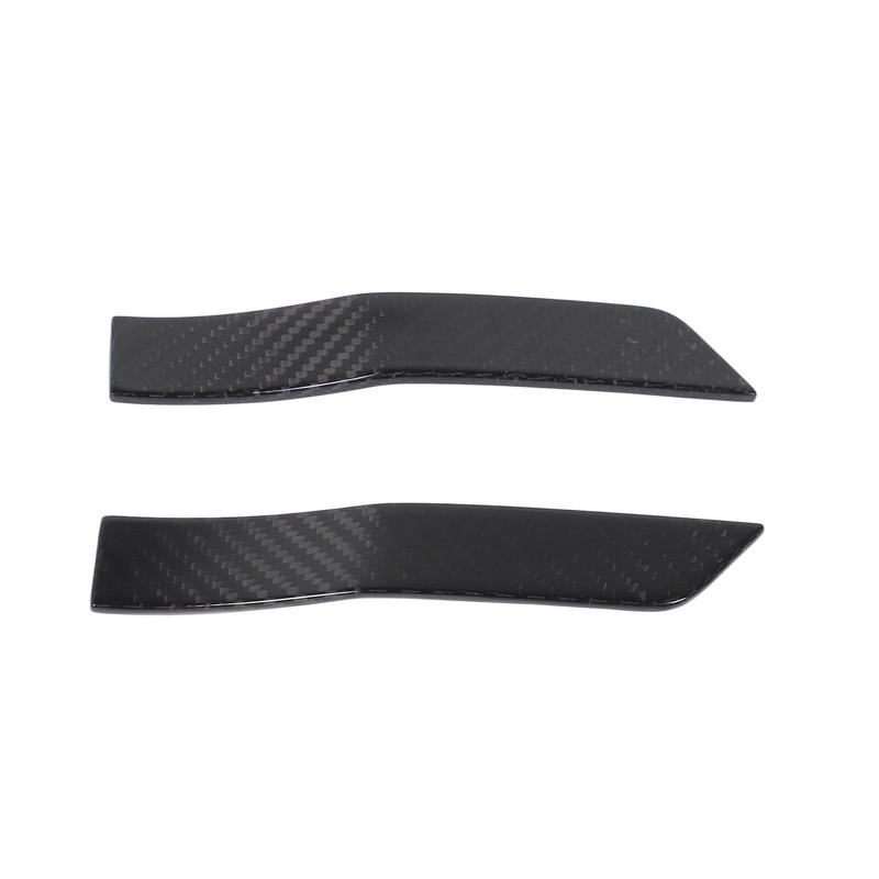 Side Marker Plate Ornaments Glossy Carbon Fiber UV Wear Resistant
