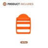 SUIKIHUM 10 Pack Plastic Ladder Slider, 1 Inch(25mm) Backpack Buckle