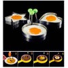 Fried Egg Mold Ring Set of 10 - Stainless Steel