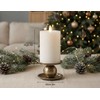 CozierGlow Flameless Pillar Candles Flickering with Remote Timer, Battery Operated