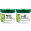 NEW Lunaris Aloe Pure Natural Massage Cream 300g x2 /