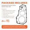 Prewired 2006-2017 Softail & Dyna Primary Gasket Kit Clutch Cover