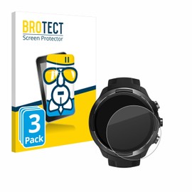 BROTECT Protective Glass for Suunto 9 (Pack of 3) Protective Film Tempered Glass [Extremely Scratch-Resistant 9H, Anti-Fingerprint, Ultra Transparent]
