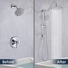 UCLIMAA 10 Inch Rain Shower Head with Handheld System, 24"