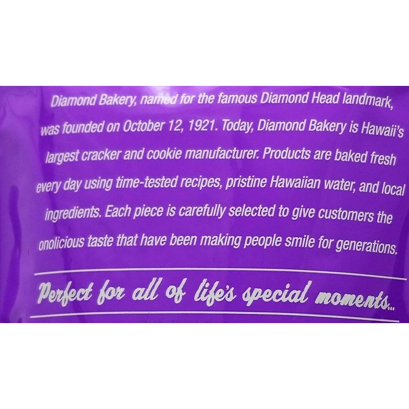 Diamond Bakery Hawaiian Biscuit CookiesCoconut 4 oz (113g) Resealable Pouch