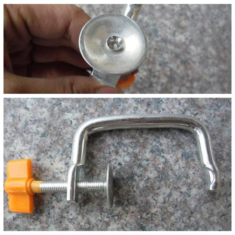 JaSiTeBW Pasta Maker Handle Replacement Adjustable Table Clamp Pasta Machine
