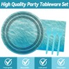 96 Pcs Ocean Sea Plates and Napkins Party Supplies, Ocean