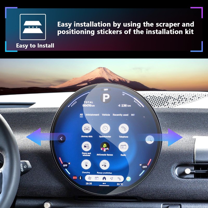 SXCY for 2025 Mini Cooper Accessories 2025 Cooper/Countryman Screen Protector