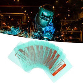 10PCs Welding Helmet Lens Cover Transparent Protective Plate Clear Polycarbonate Round Corner 116 x 90mm Industrial Supplies