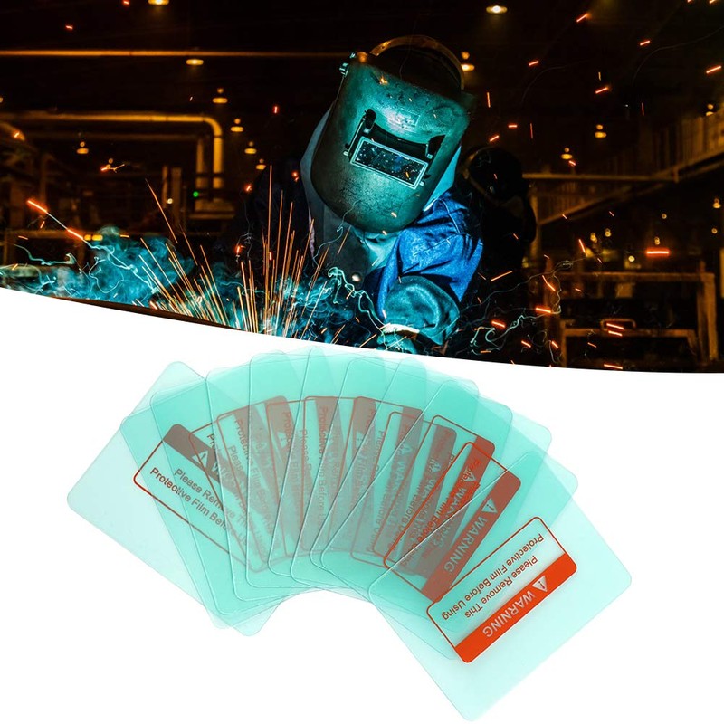 10PCs Welding Helmet Lens Cover Transparent Protective Plate Clear Polycarbonate