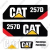 Aftermarket Fits Caterpillar 257D Decal Kit Equipment Decals 257 D