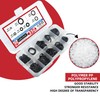 350pcs Spring Wave Washer Gasket Assortment Kit, M3 M4 M5