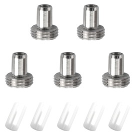 ZZHXSM 5 Sets Fiber Optic Cable Tester Accessories 5 7mm Ceramic Cores 5 Metal Nibs Red Light Pen Metal Nibs Pencil Red Light Source Repair Parts for Fiber Optic Visual Fault Locator