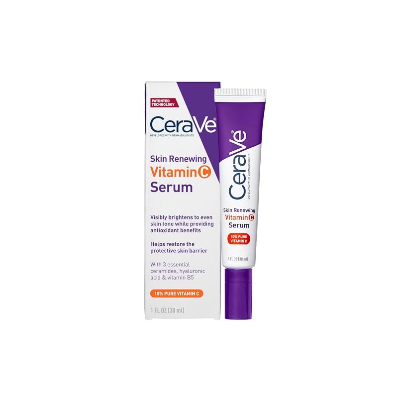 Cerave Skin Brightening Vitamin Serum For Face With Hyaluronic Acid