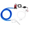 YOHOME 12V Fuel Transfer Pump Kit with Hose Nozzle, for