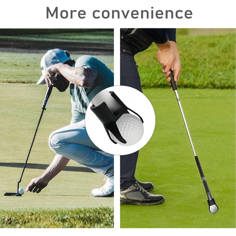 FIBOUND 5-Piece Golf Ball Retriever Set - 4-Claw Picker Upper