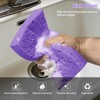 S-Shaped 6 Pack Non-Scratch Cellulose Scrub Sponge, Cellulose Sponges, Heavy