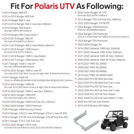 JAVIK 5257827 Battery Strap Bracket Hold For Polaris General 1000 XP 4 2016-2025 Ranger 1000 900 800 570 PRO XD 2014-2025 PRO XD 2000 4000 Full-Size Diese-l Mid-Size Gas 2014-2026