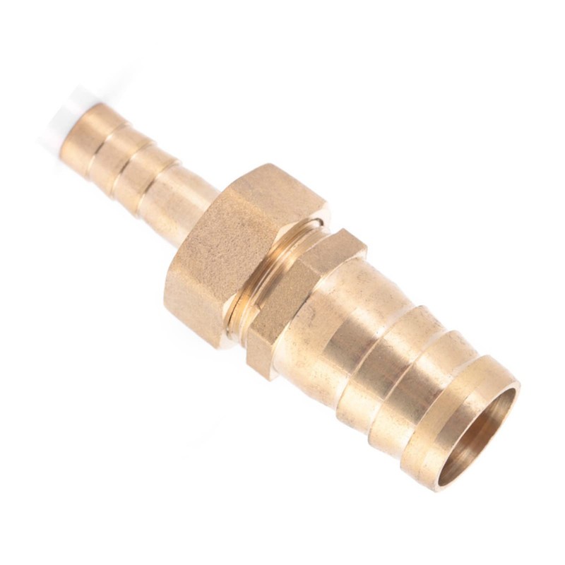 Brass Fitting Hose Barb Tail Reducer Reducing Plug Connector (10-16mm)
