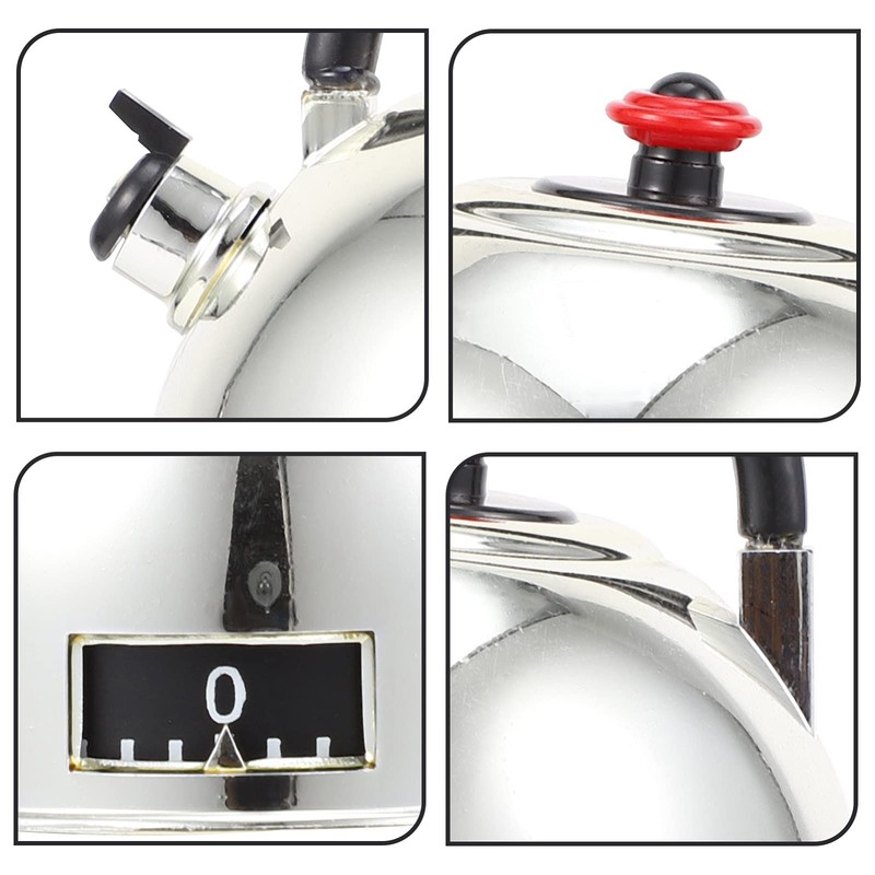 GRIRIW 1pc Timer Cook Square Kitchen Clock Flashing Retro Novelty