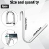 Teenyyou 6pcs Pit Barrel Cooker Meat Hooks, Stainless Steel Smoker