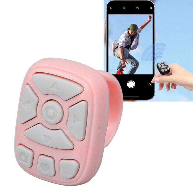 Bluetooth Remote Control Scrolling Ring Wireless Page Turner Fingertip Scrolling
