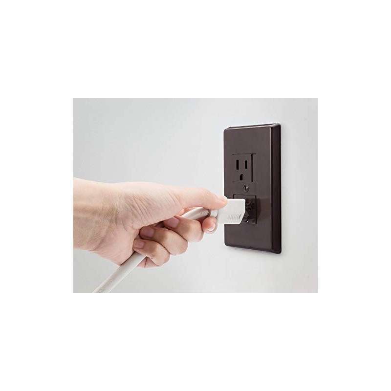 6-Pack Safety Innovations Self-Closing (1Screw) Standard Outlet Covers - An