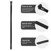 150PCS Black Releasable Cable Ties, 7.6x250mm Reusable Heavy Duty Nylon
