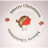 Redwood Fat Robin 20cm Merry Christmas Plate Bone China New